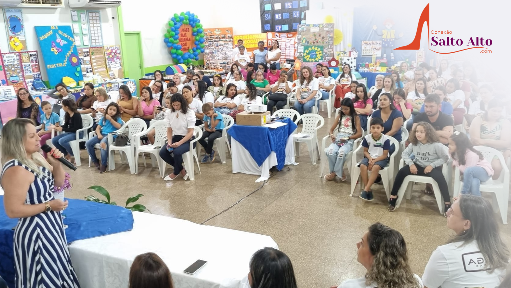 Secretária de Educação e Cultura de Nova Lacerda realiza 2° Seminário Municipal do Programa Alfabetiza MT