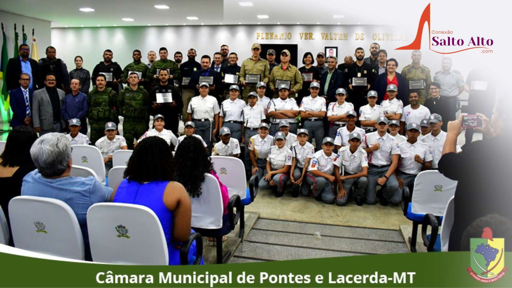 Honraria Militar Tiradentes homenageia agentes da segurança pública em Pontes e Lacerda