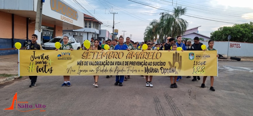 Nova Lacerda realiza caminhada pela valorização da vida