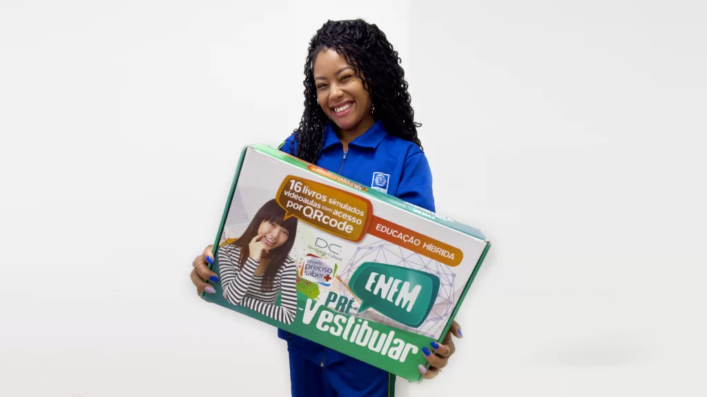 O material didático do cursinho foi elaborado com base no que será aplicado nas provas - Foto por: Foto: Assessoria/Seduc-MT