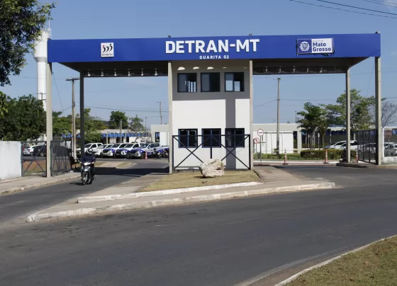 Sede do Detran, em Cuiabá - Foto por: Detran-MT