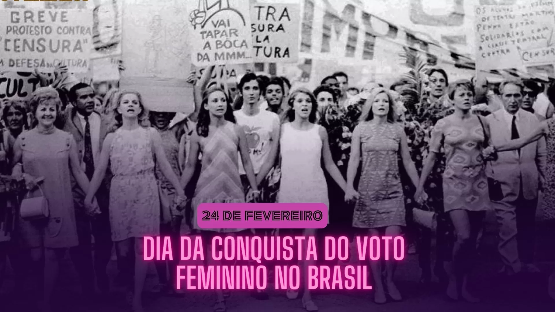 24 DE FEVEREIRO – DIA DA CONQUISTA DO VOTO FEMININO NO BRASIL