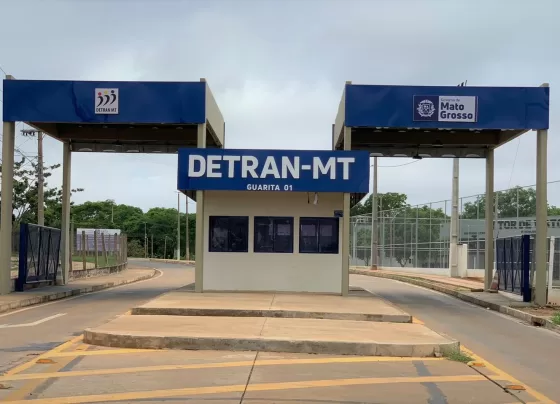 Sede do Detran, em Cuiabá - Foto por: Detran-MT