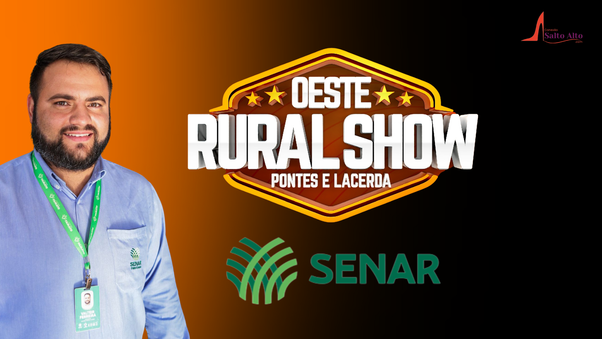 Senar-MT marca presença na 4ª Oeste Rural Show com estande interativo e atendimento aos produtores rurais do Vale do Guaporé